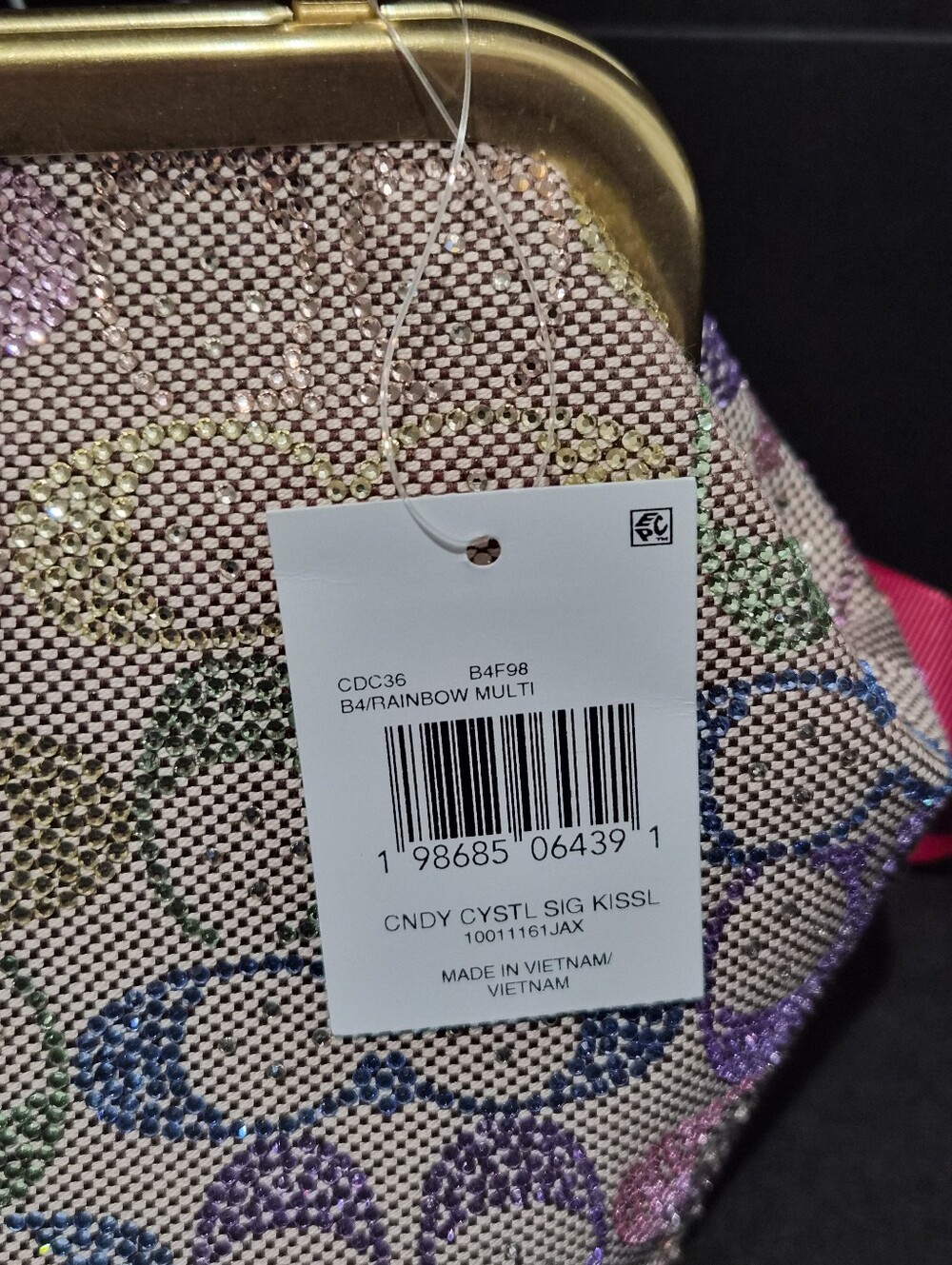 Coach Candy Kisslock Frame Bag NWT - Picture 3 of 8